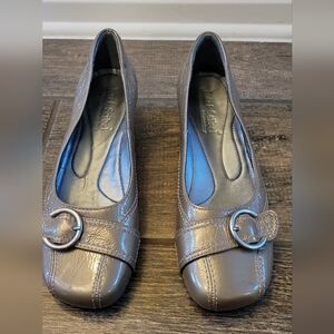 Women's Josef Seibel Wedge Loafers Shoes Size 39 EU/9 US Patent Leather